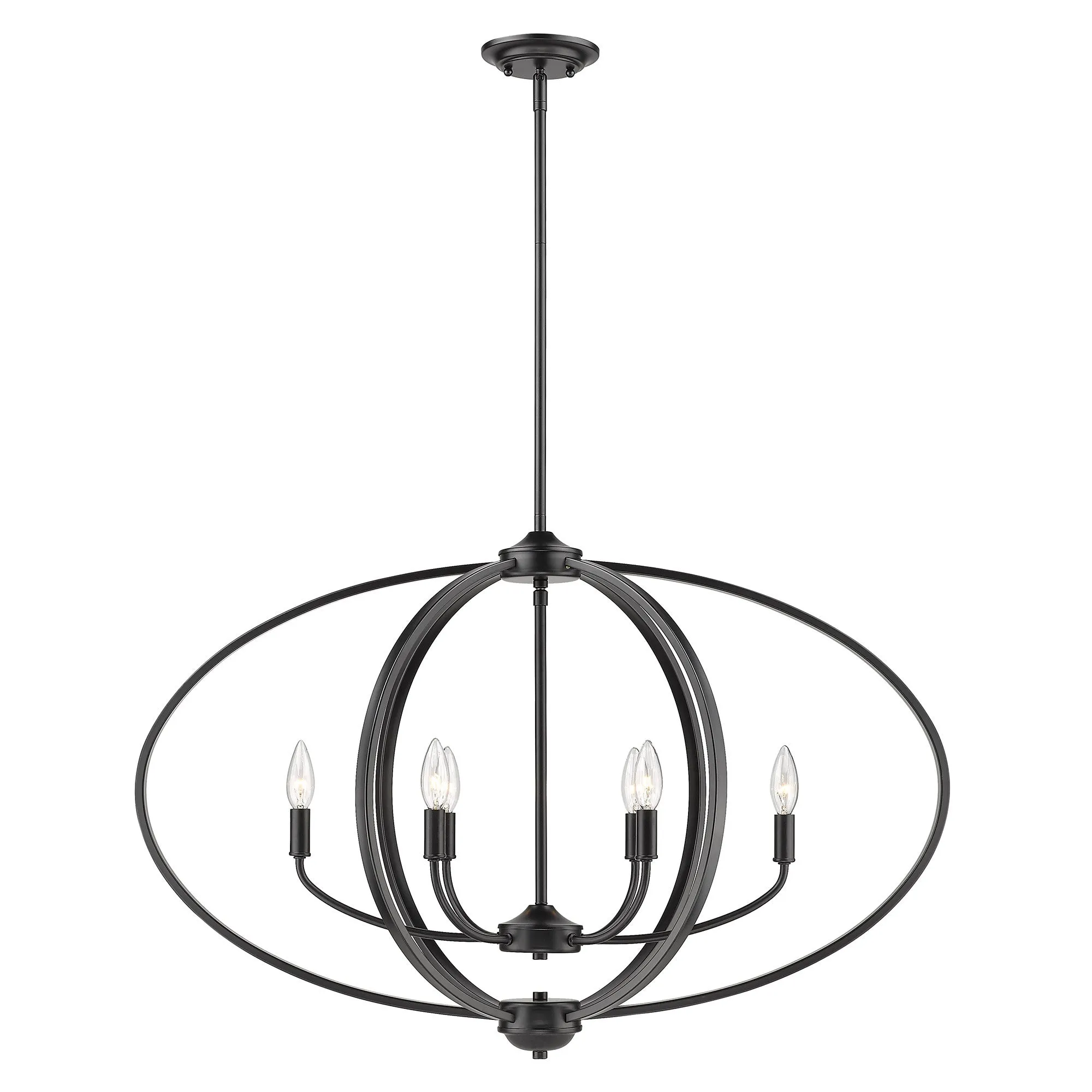 Colson Matte Black Linear Pendant