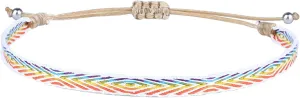 CQUAN CHI Bohemian Friendship Bracelets Colorful Wax Rope Wrap Bracelet for Women Jewelry