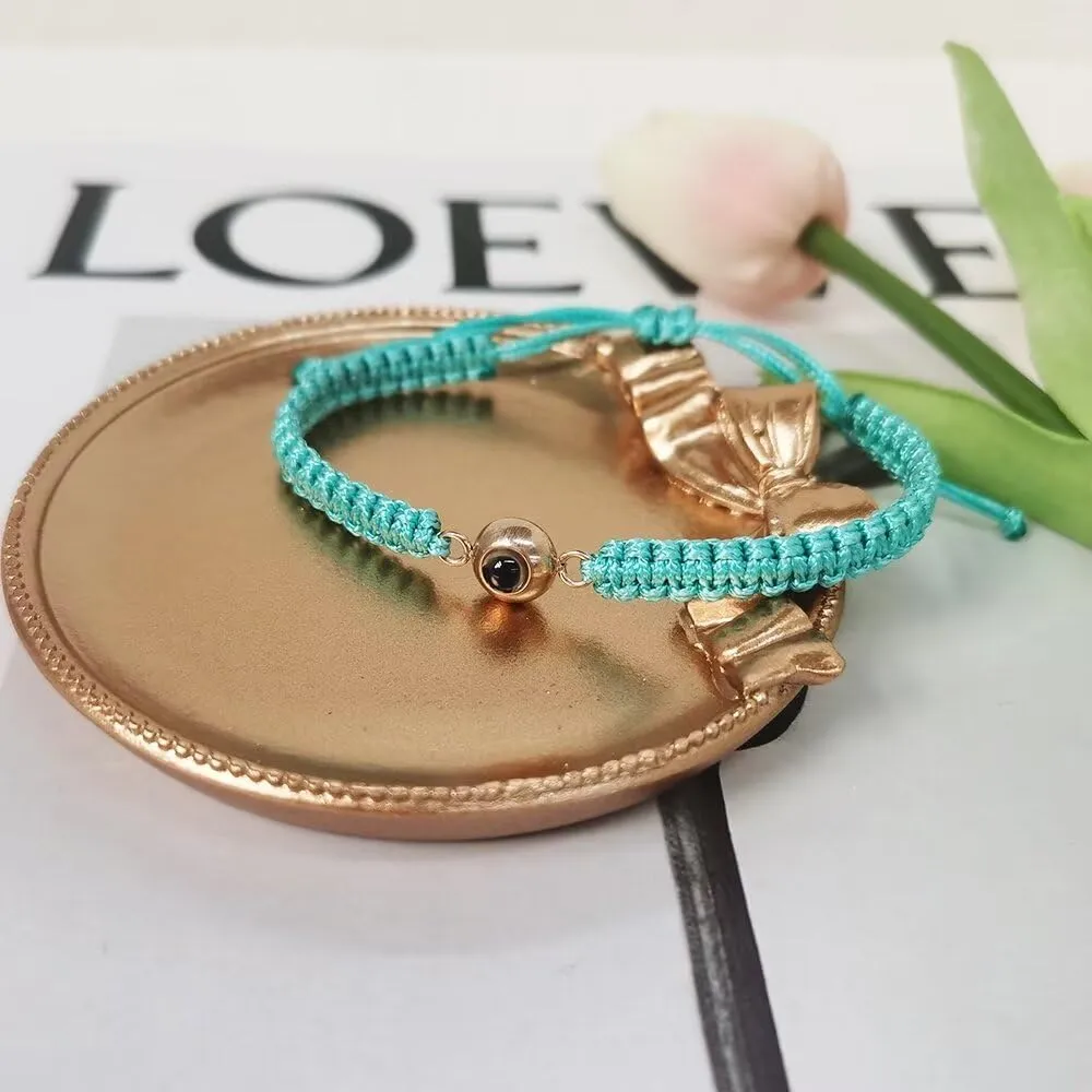 Custom Bracelet with Picture inside, Personalized Photo Projection Bracelet, Pulseras Para Hombres, Italian Charms, Memorial Gifts for Men/Boyfriend/Women/Mom/Family/Friend/Dog/Cat