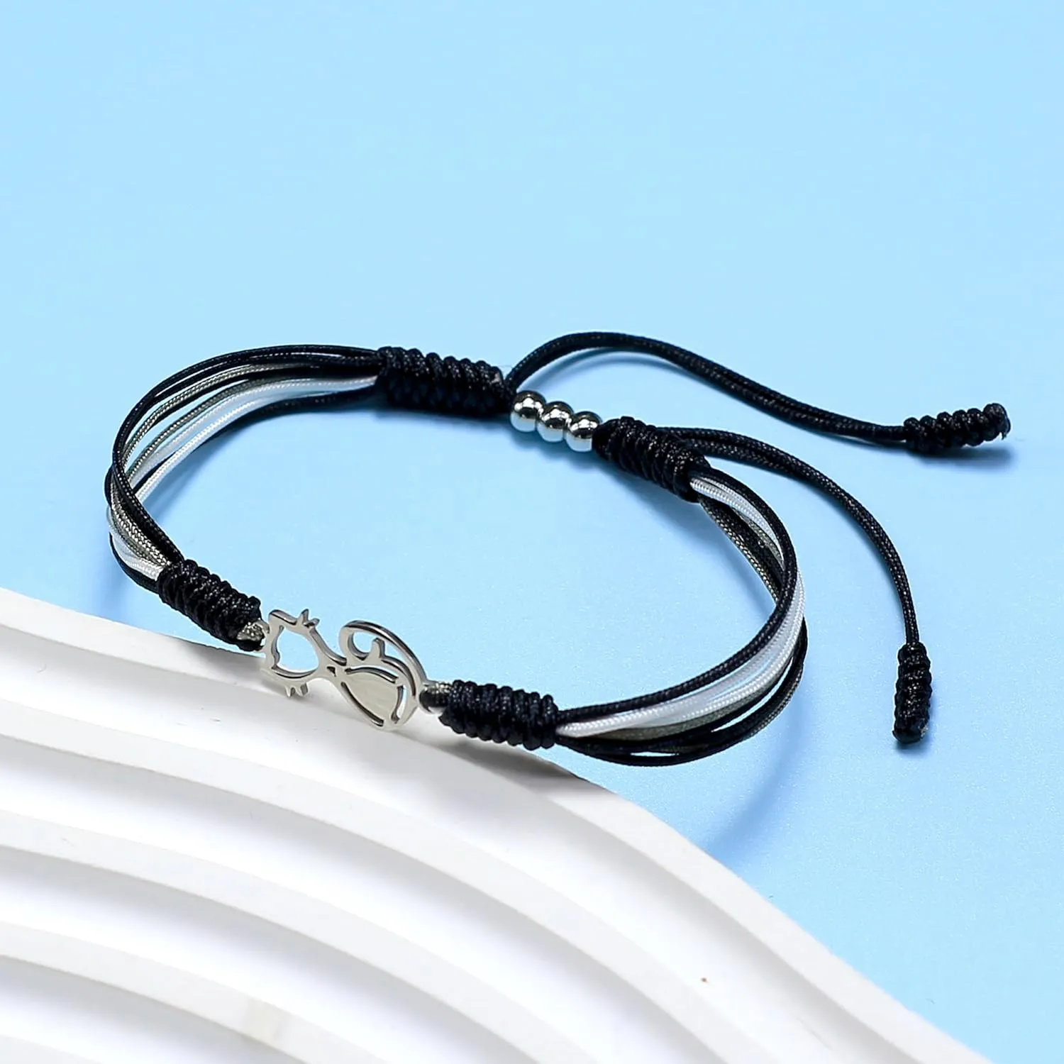 Cute Animals Bracelet, Luck and Protection Gift, Tibetan Bracelet, Surfer String Wrap Bracelet for Men, Women, Forever Love Friendship Bracelet