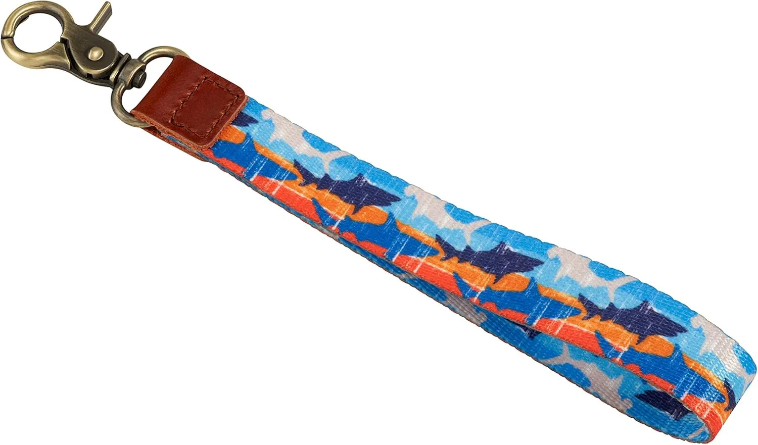 Cute Keychain Wrist Lanyard Key Wristlet Bracelet Leather for Women