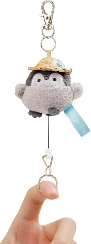 Cute Penguin Retractable Keychains Plush Keychain Accessories Kawaii Key Chain Keyring Gift for Women