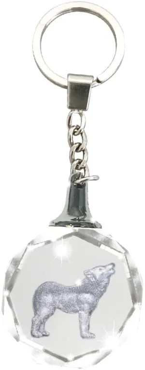 Deluxebase Crystal Silhouette Keychains from Animal Crystal Glass Dome Keychain. Unique Crystal Key Holder Gifts for Women.