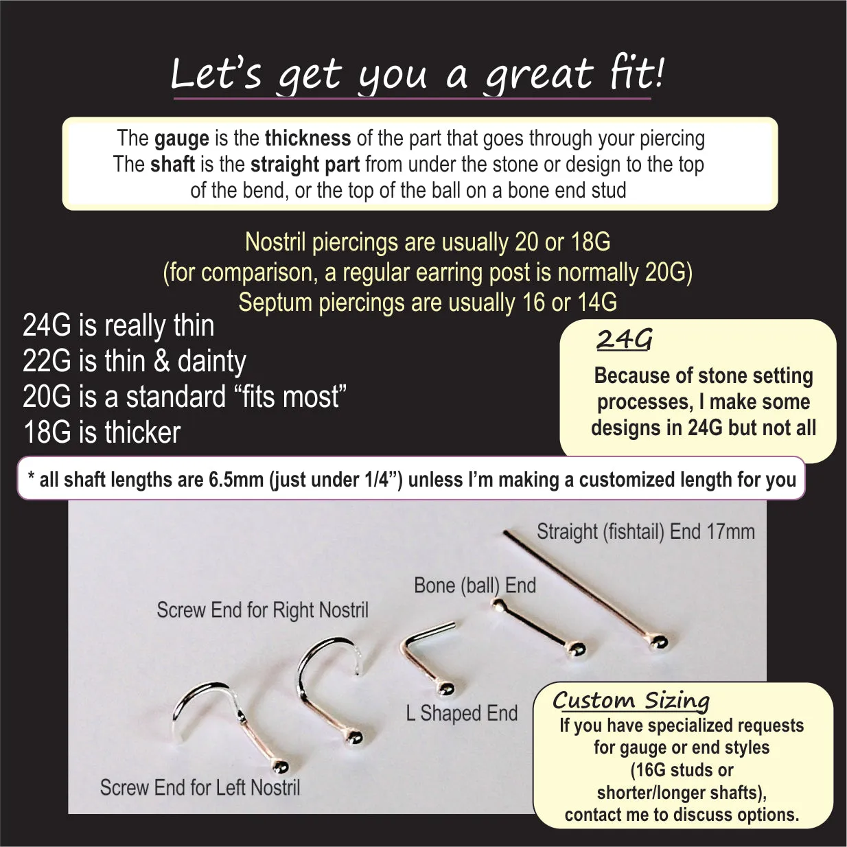 Diamond Style Nose Stud