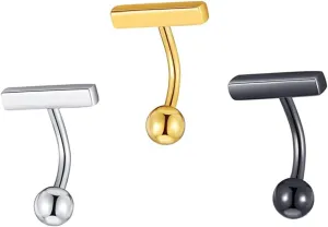Didiseaon Elegant Stainless Steel Belly Button Ring Piercing Navel Ring Set for Women