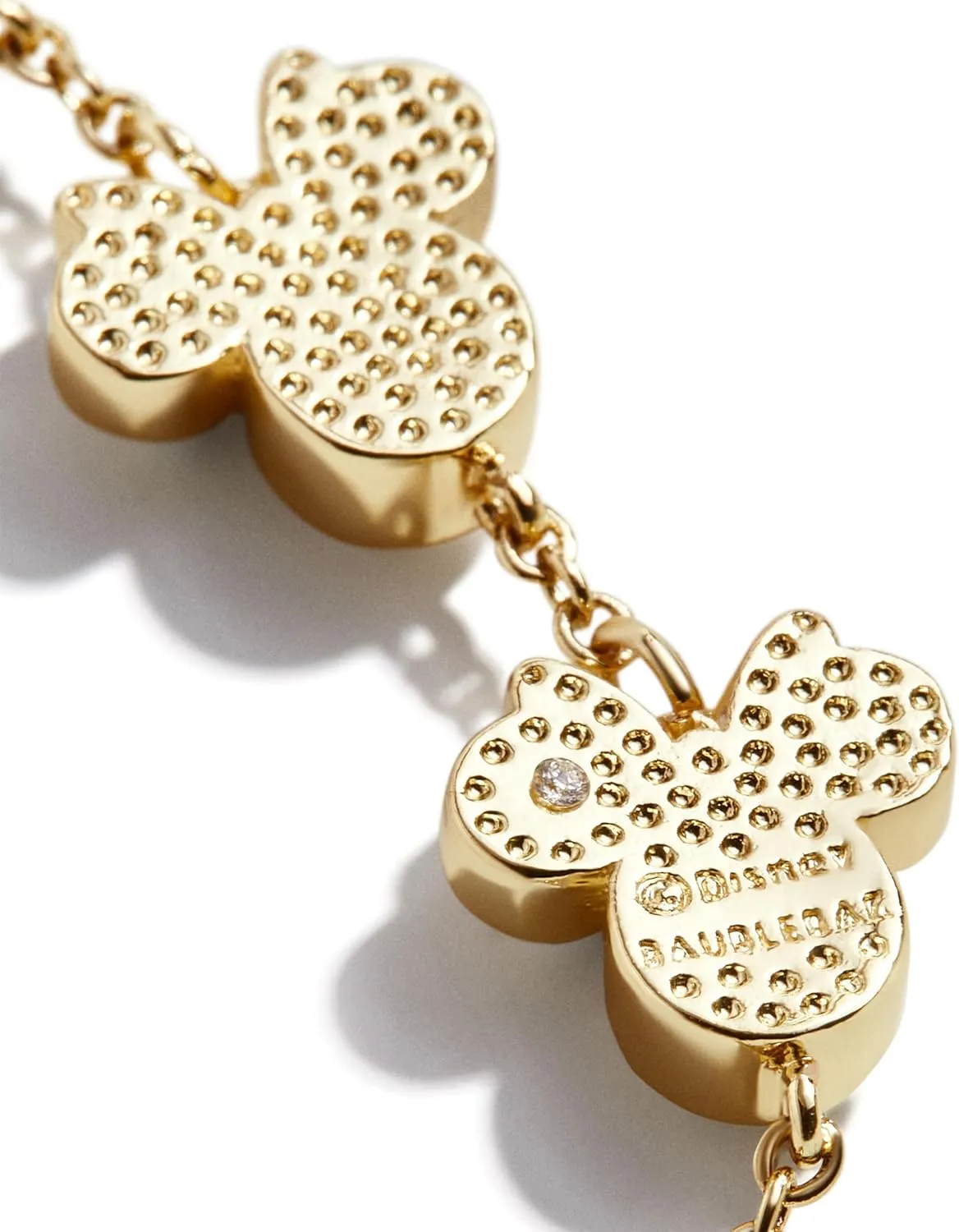 Disney Gold-Plated Brass Pull-Tie Bracelet