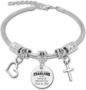 DlaeKua Inspirational Gifts for Women Inspirational Quote Bracelets Birthday Gifts for Daughter Granddaughter Motivational Gifts for Sister Friendship Gifts Positive Quote Gifts Encouragement Gifts