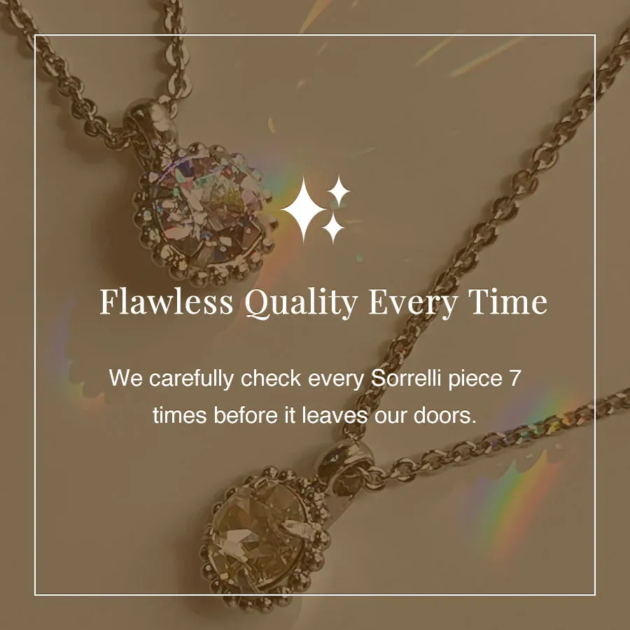 DUA GOLD SLIDER BRACELET WITH HALO CRYSTALS - SORRELLI