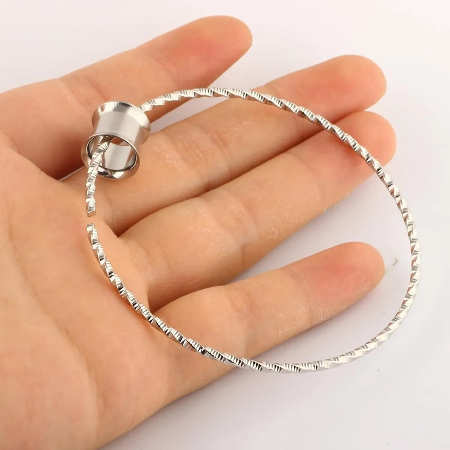 Ear Gauges Earrings, Stainless Steel Gauges for Ears Body Piercing Jewelry Tunnels With Big Hoop Dangle Unique Gifts for Women