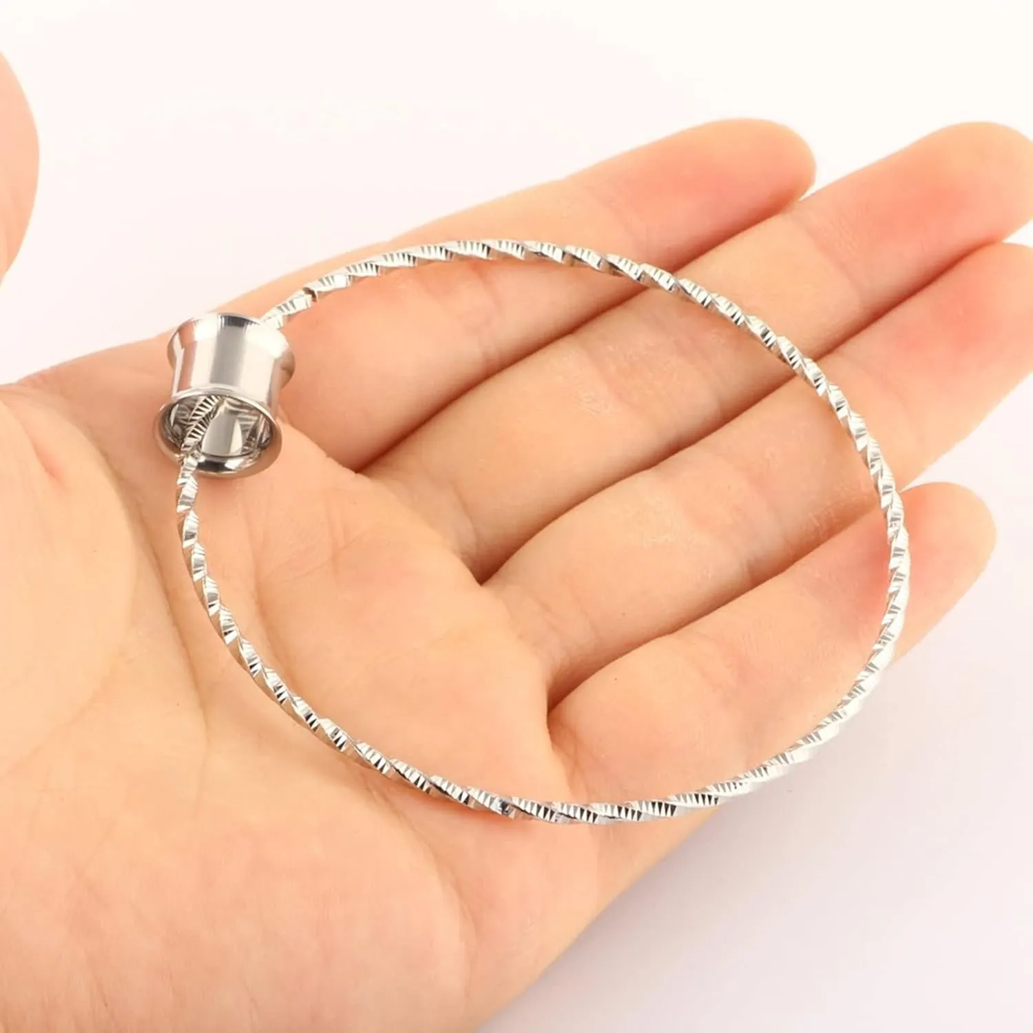 Ear Gauges Earrings, Stainless Steel Gauges for Ears Body Piercing Jewelry Tunnels With Big Hoop Dangle Unique Gifts for Women