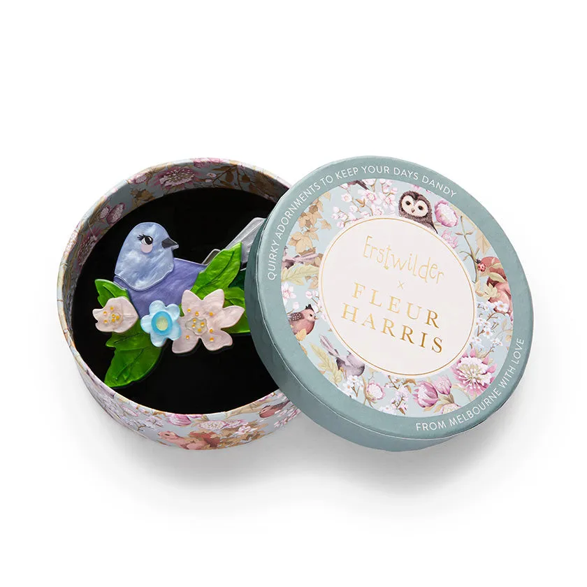Erstwilder x Fleur Harris - Gentle Bluebird Brooch