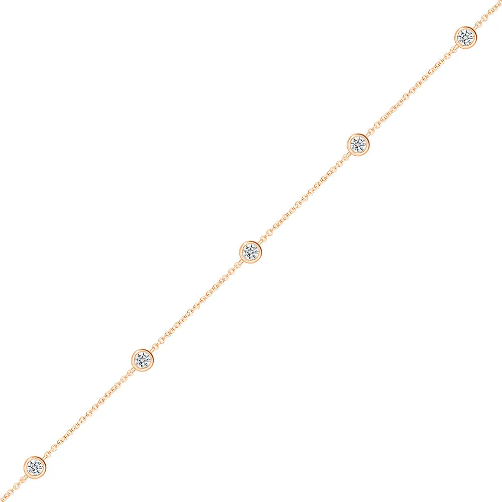 Evelyn - "life" Gold & Diamond Bracelet