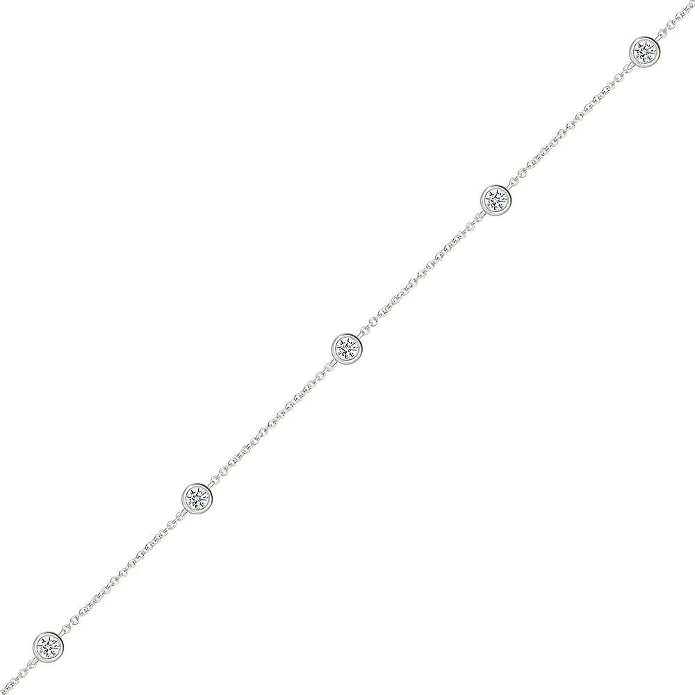 Evelyn - "life" Gold & Diamond Bracelet
