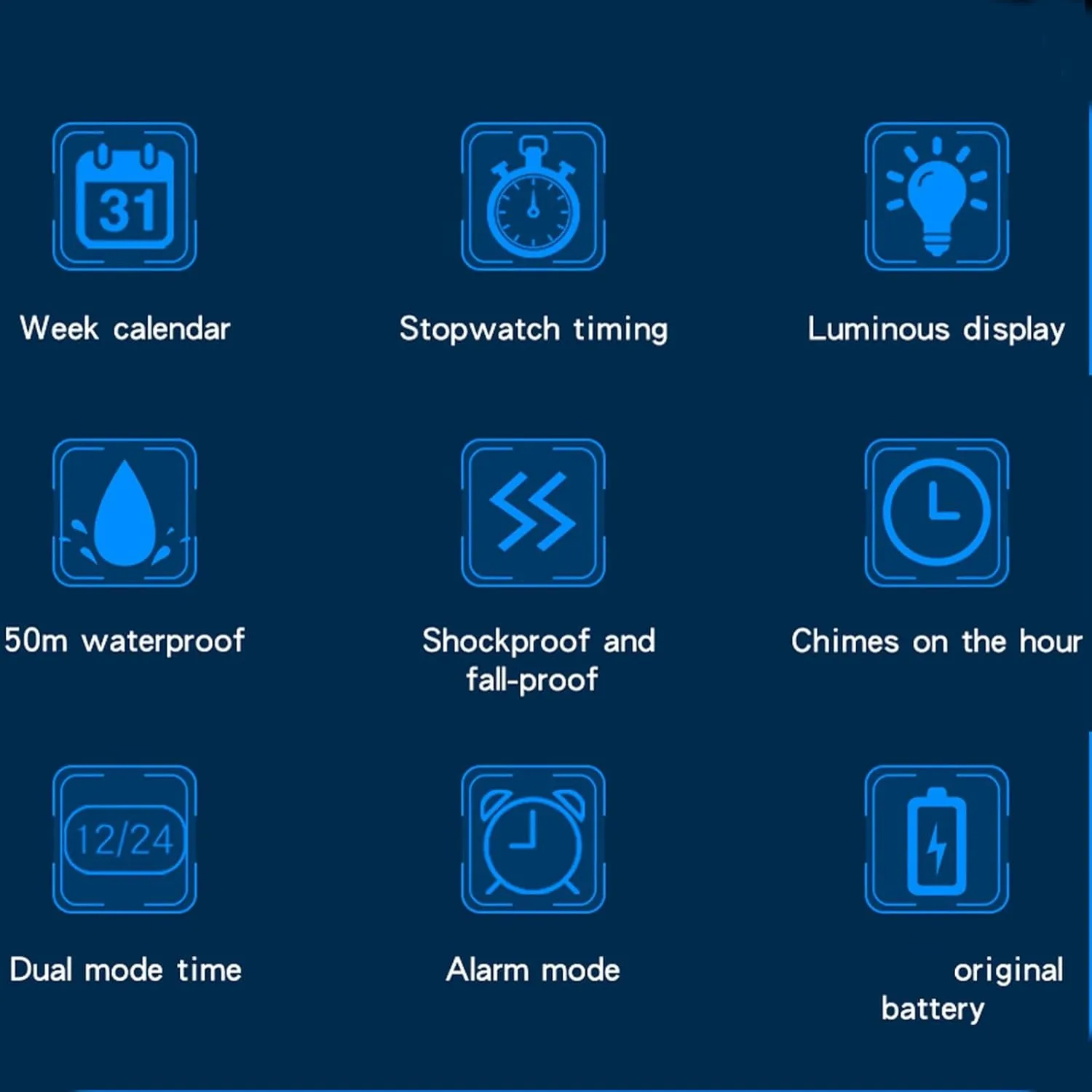 findtime Cool Designer Mens Watches Blue Large Face Mascul Relojes para Hombres Unique Electronics Sports Military Bolder Running Heavy Duty Watch