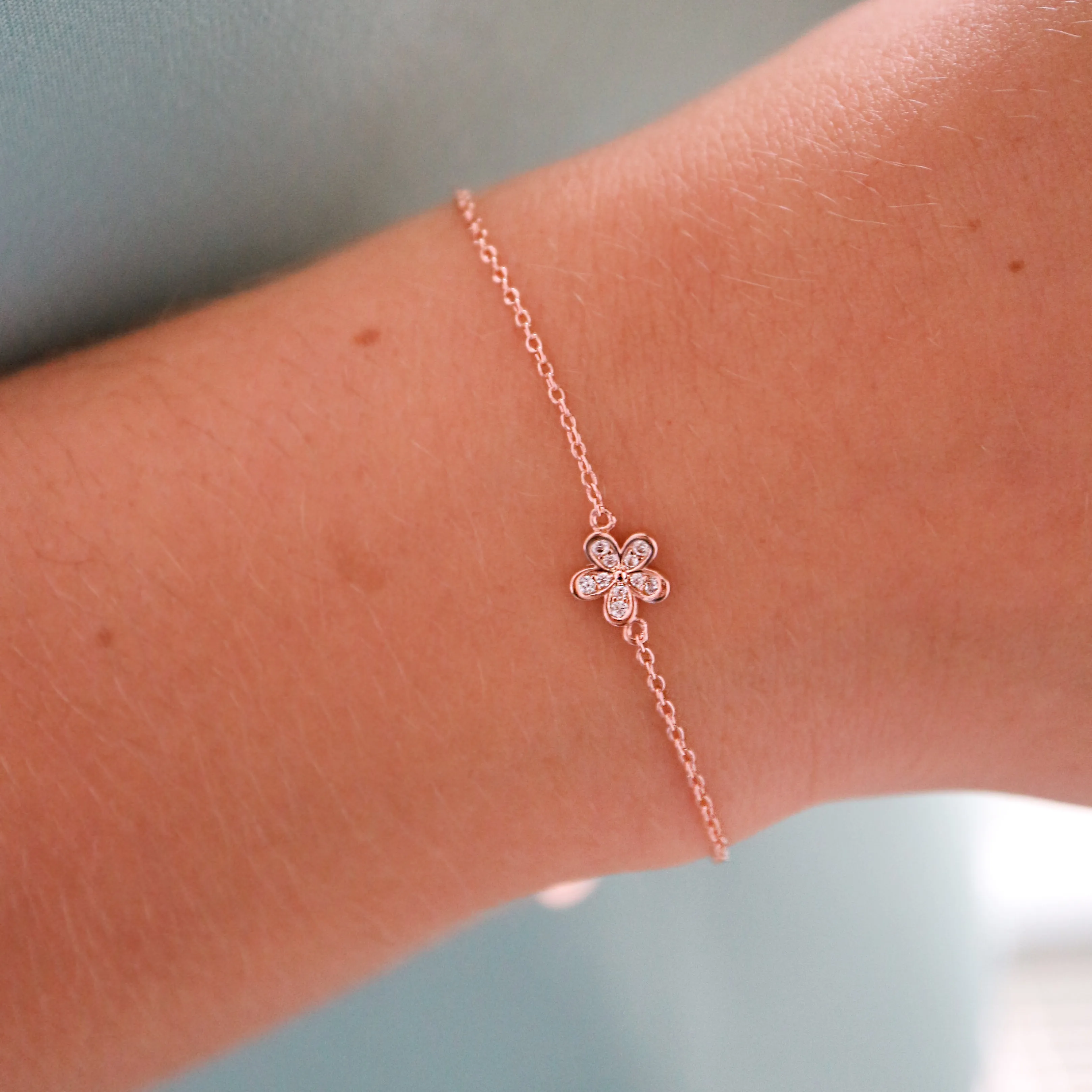 Flower Bracelet Bridesmaid Gift
