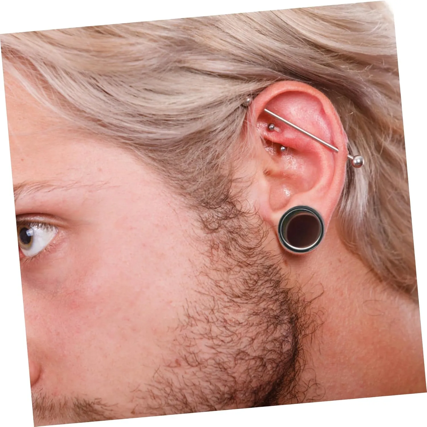 GALPADA Stretcher Ear Buds Earbuds Ear Gauges Plugs/Gauges for Ears Ear Stretching Gauges Ear Expanders Ear