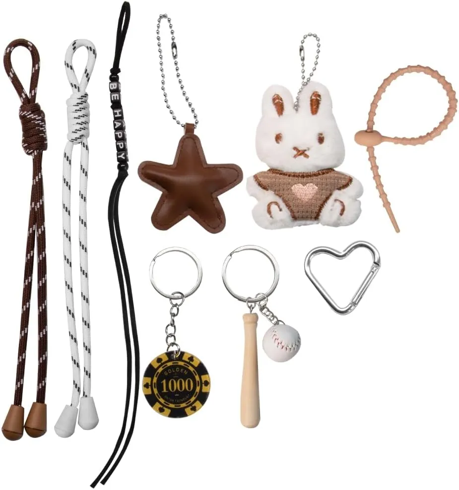 Georgie Porgy Bag Charms Keychains Handbag Accessories for Women Purse Backpack Sports Bag Pendant Cute Unique Gift for Girls