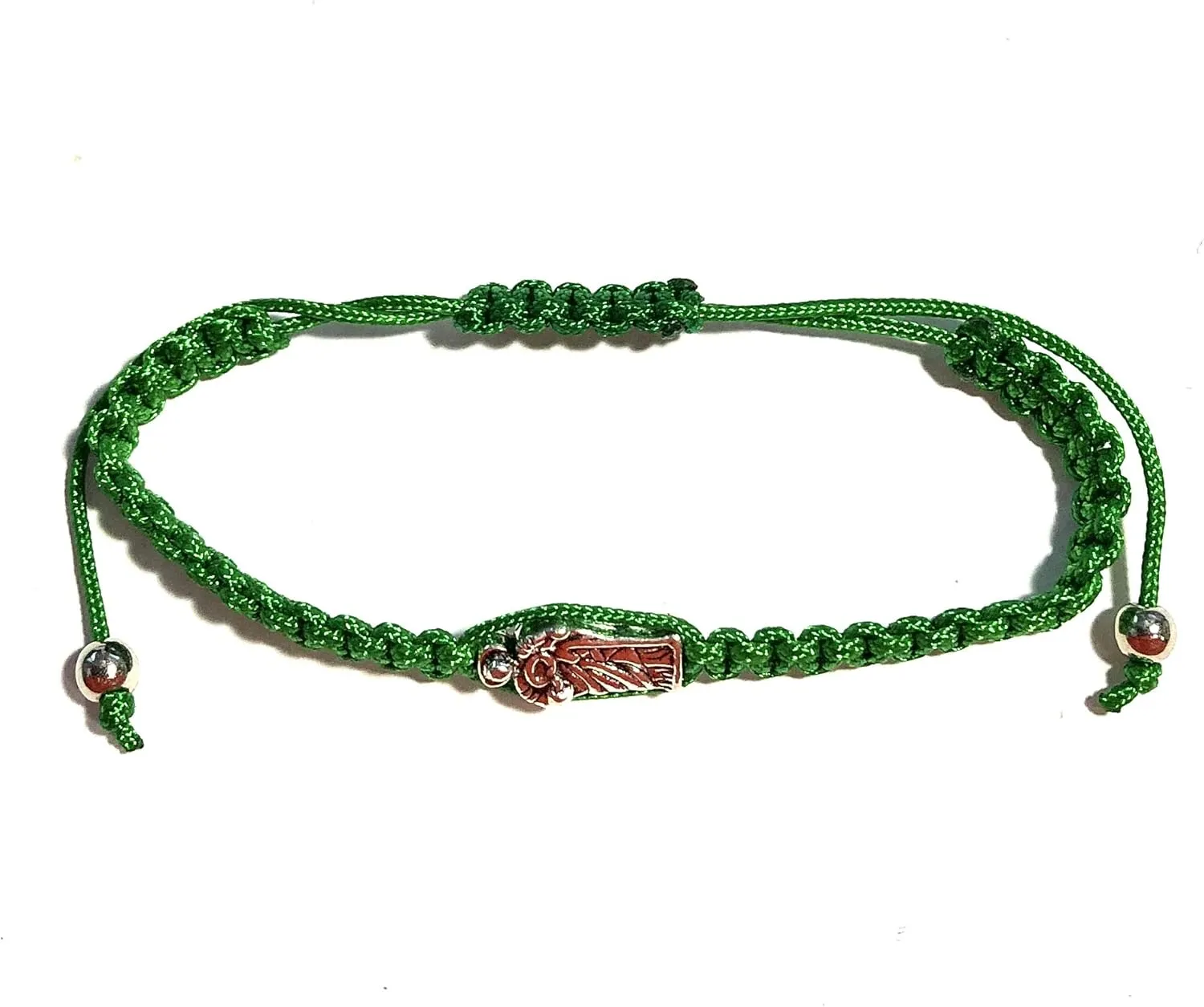 Gigi's Classy Kids St Jude Green Corded Bracelet Women Teens San Judas Pulsera