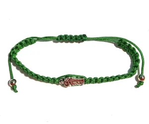 Gigi's Classy Kids St Jude Green Corded Bracelet Women Teens San Judas Pulsera