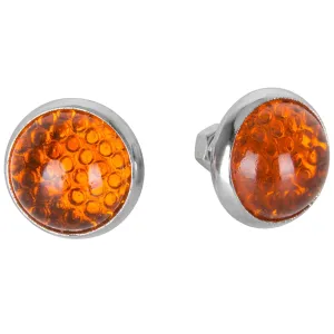 Glass License Plate Reflectors - Amber