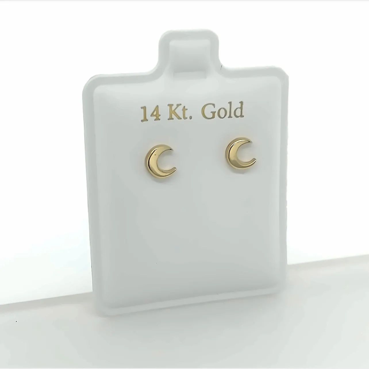 Gold Moon Studs