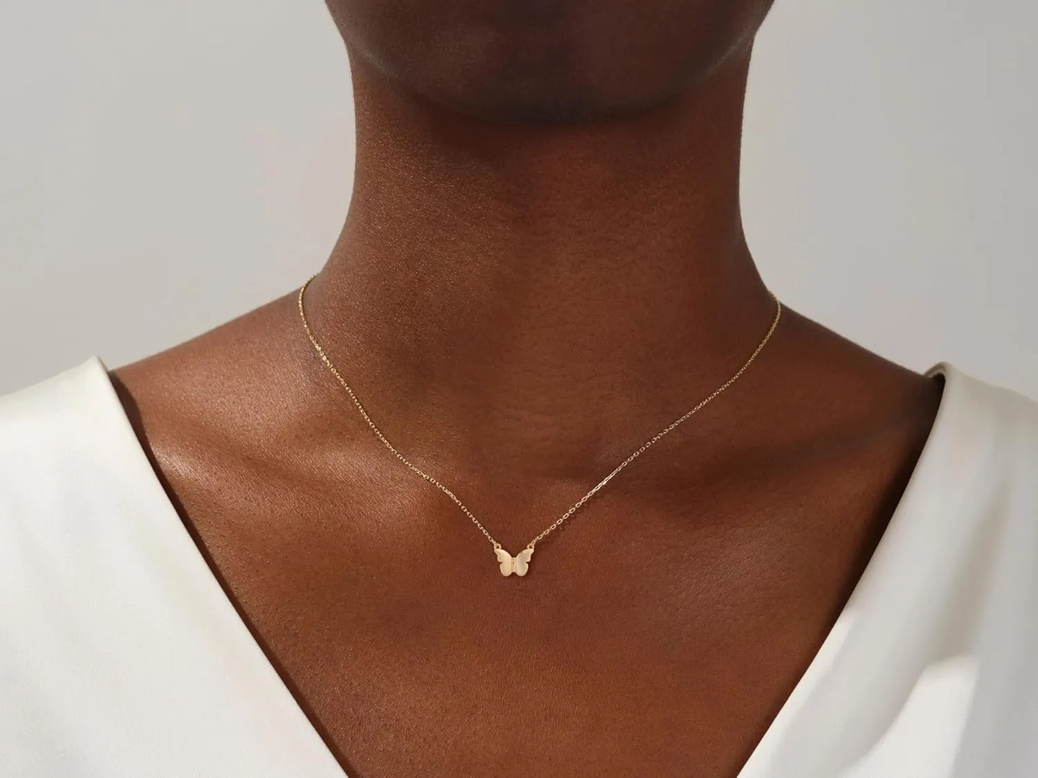 Gold Necklace for Women-14K Gold/Silver Plated Bee,Dragon,Horse,Teddy Bear,Elephant,Butterfly, Hummingbird, FishNecklace for Women Dainty Simple Jewelry for Women Gifts