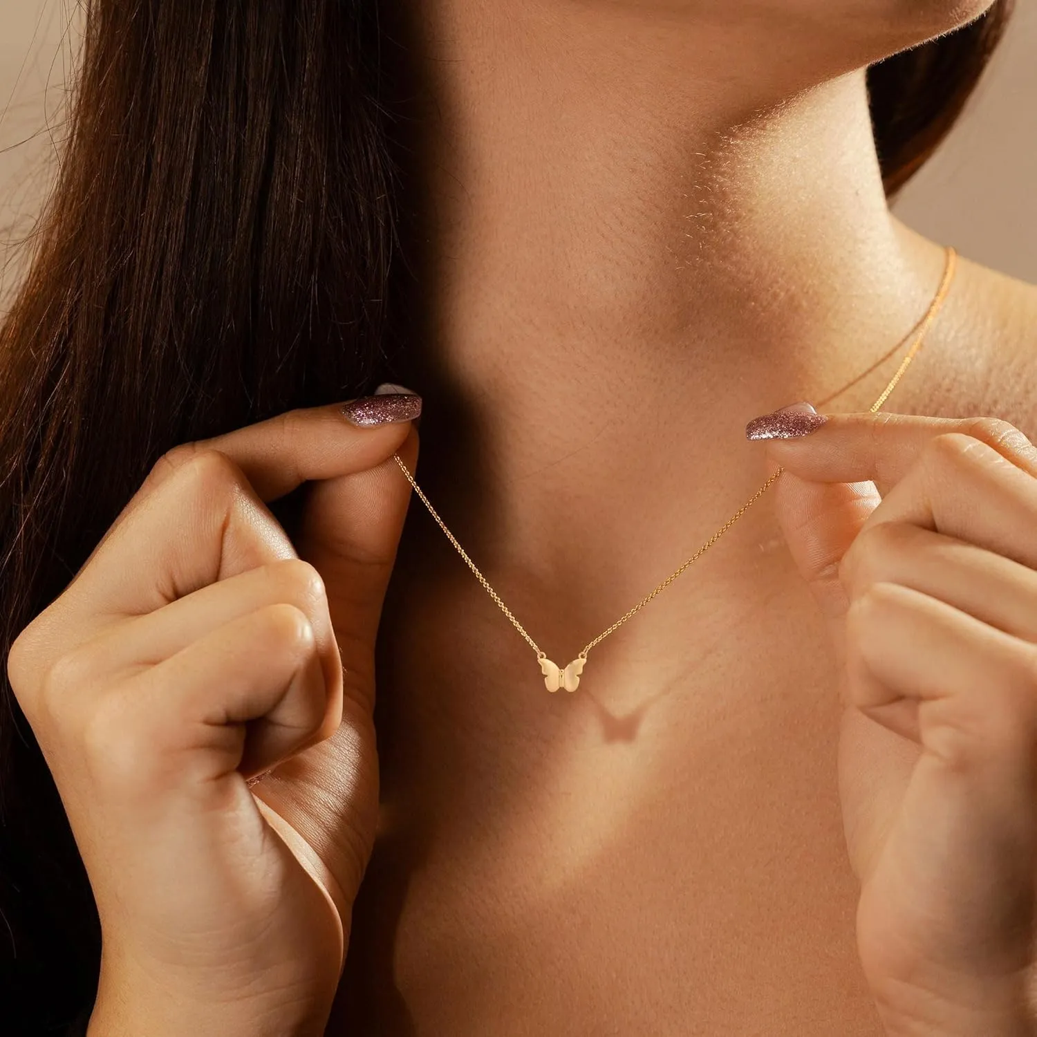 Gold Necklace for Women-14K Gold/Silver Plated Bee,Dragon,Horse,Teddy Bear,Elephant,Butterfly, Hummingbird, FishNecklace for Women Dainty Simple Jewelry for Women Gifts