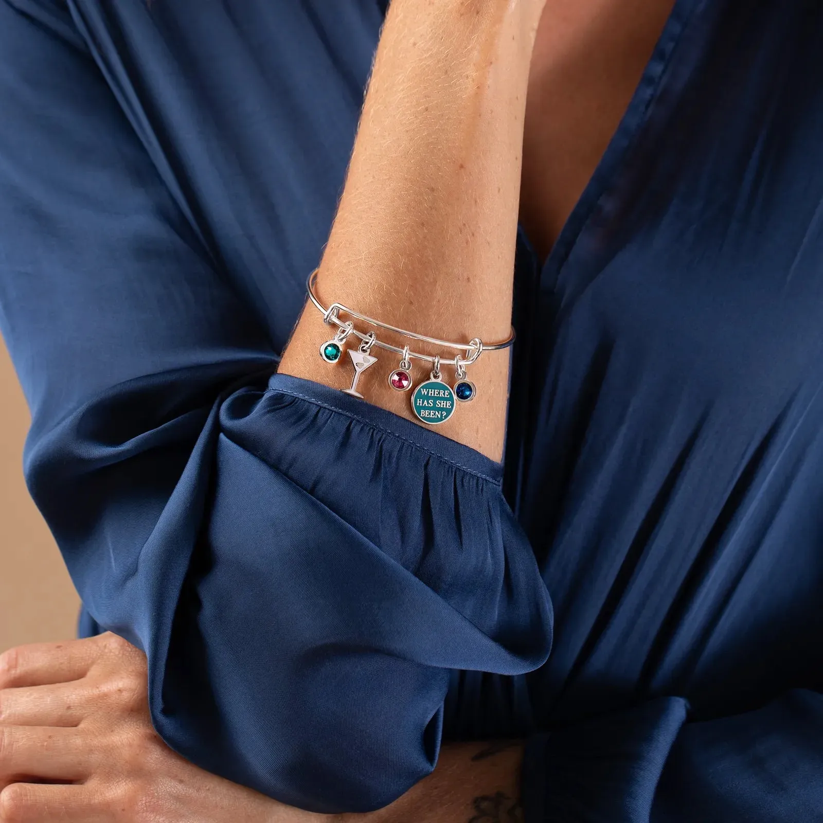 Gossip Girl 'Where Has She Been' Multi-Charm Bangle