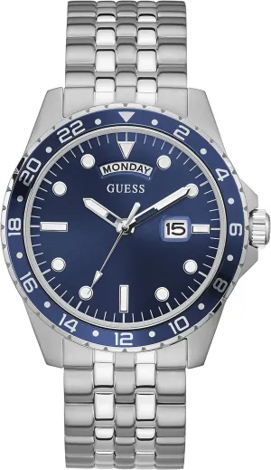 GUESS Men's Dress Day-Date 44mm Watch