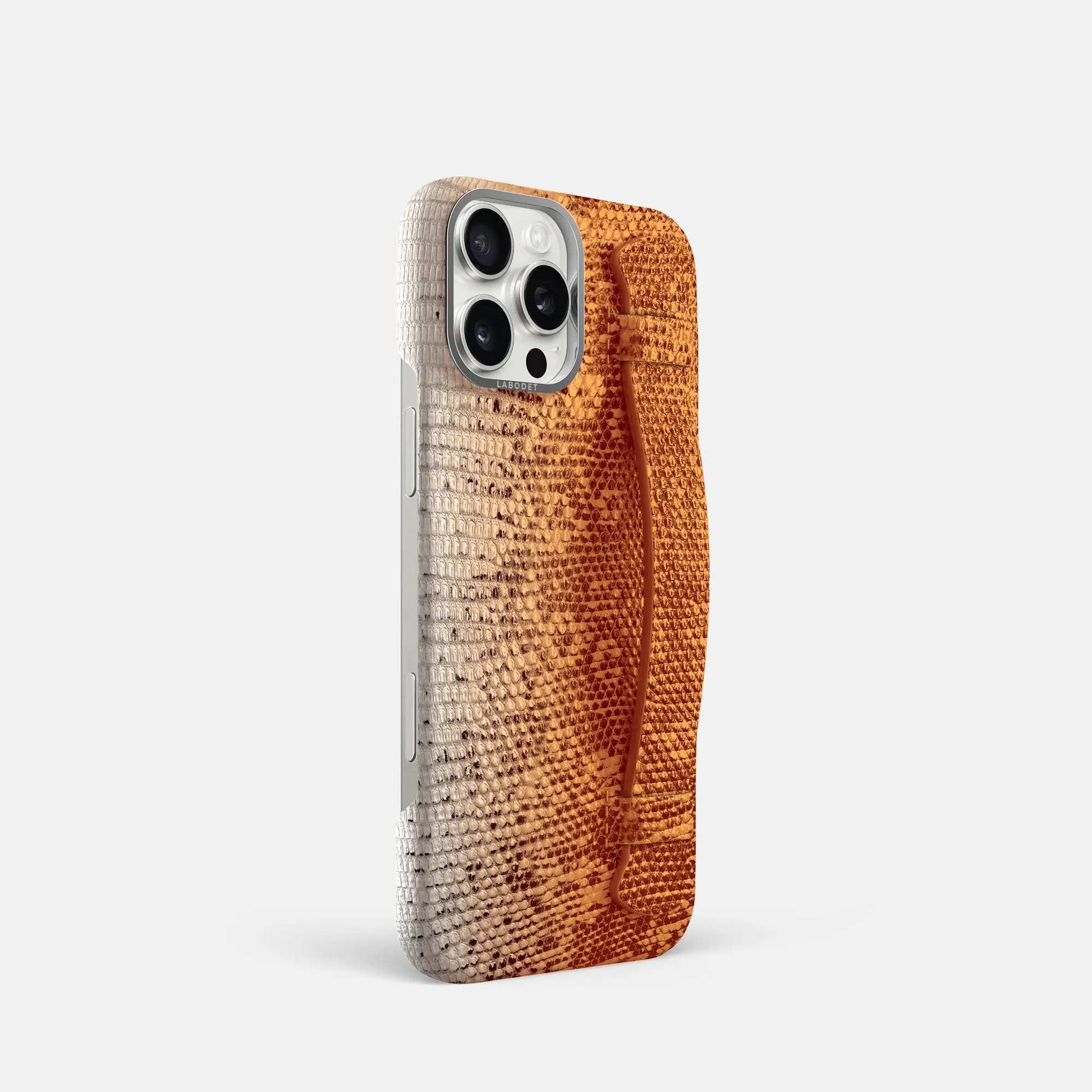 Handle Case For iPhone 16 Pro In Himalayan Lizard