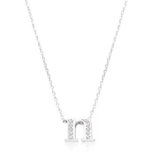 Initial N Crystal Pendant