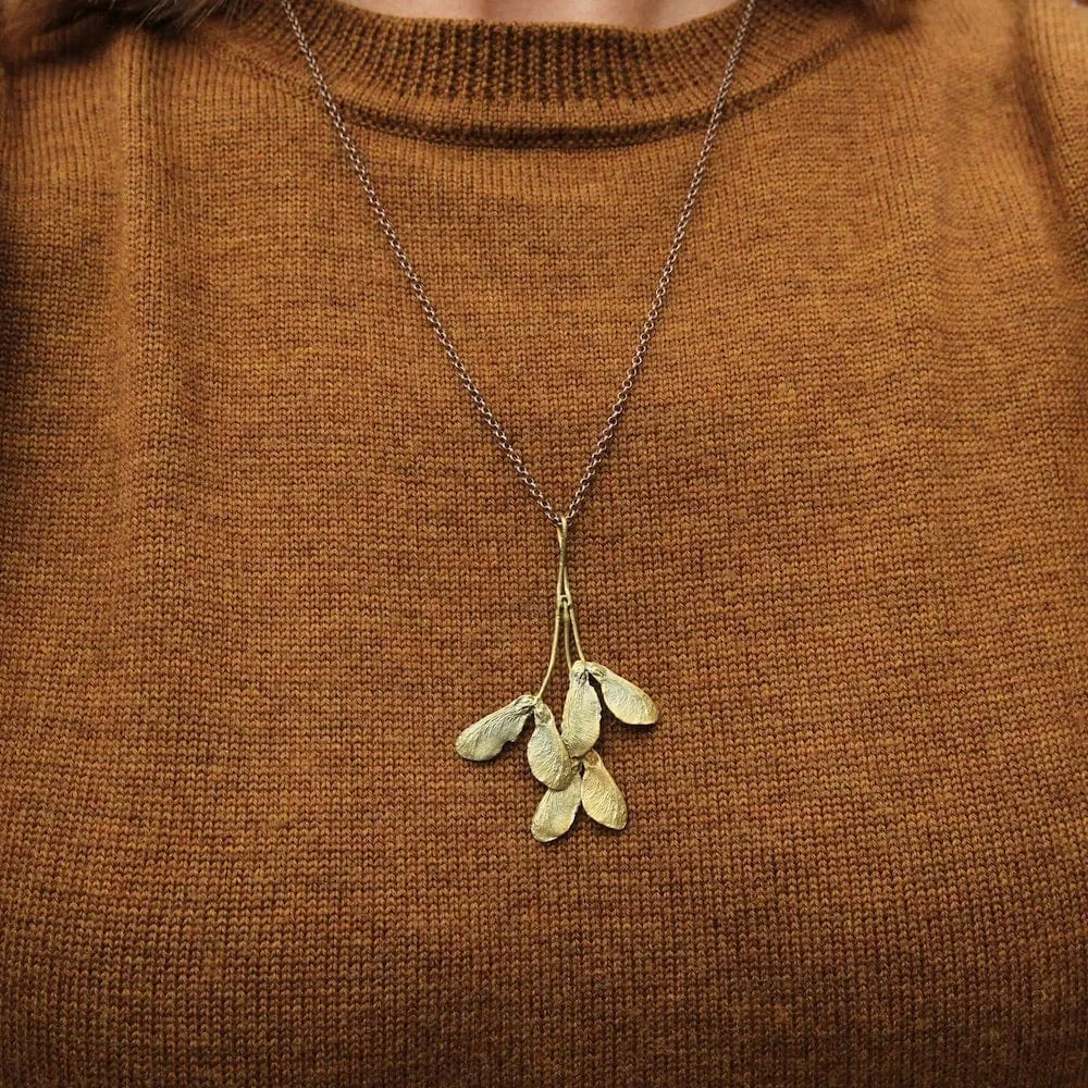 JAPANESE MAPLE LONG PENDANT