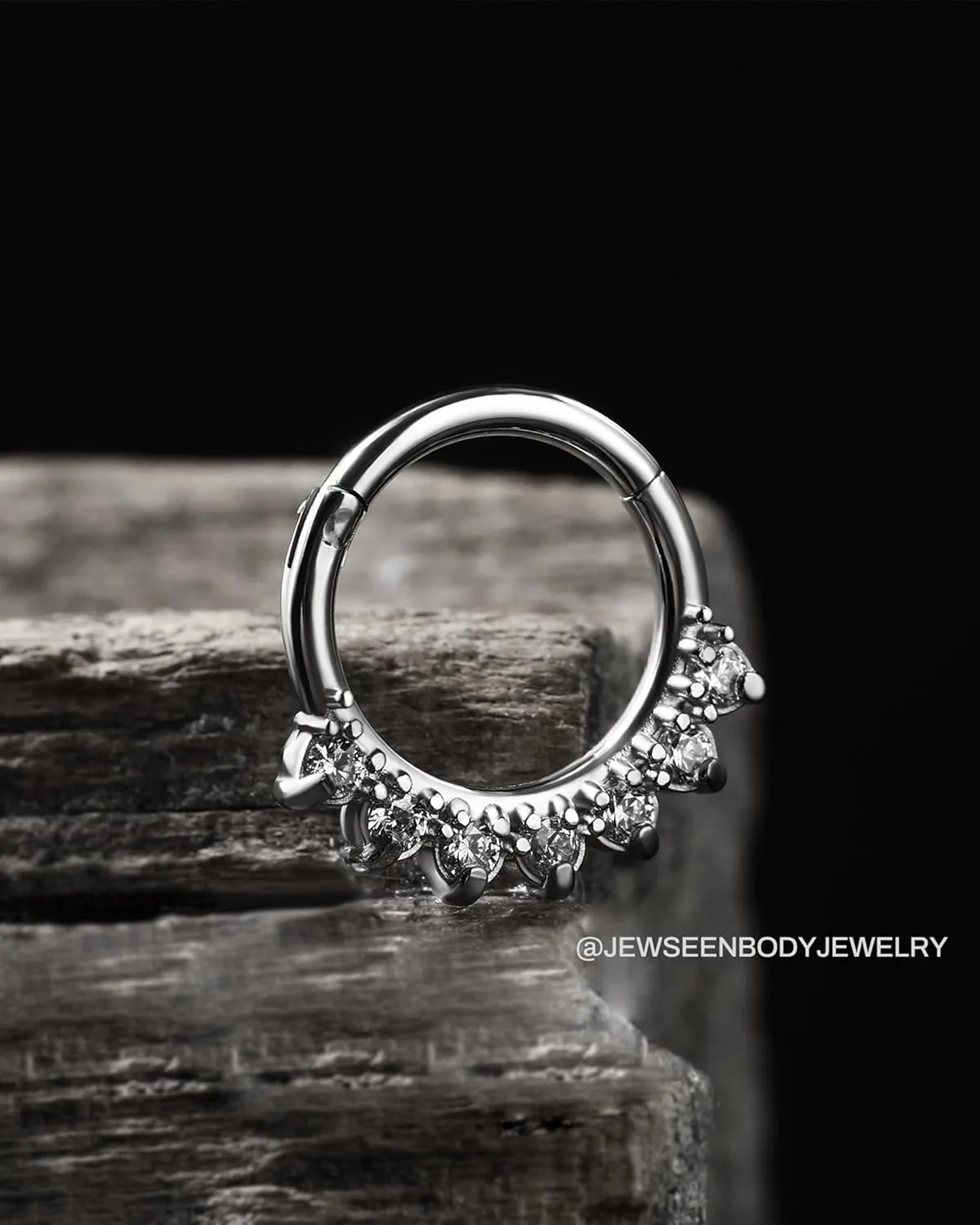 Jewseen 16G Septum Rings Surgical Steel Septum Jewelry CZ Septum Piercings Cartilage Hoop Earring Nose Rings Hoop Daith Piercing Jewelry Helix Conch Earring for Women Men