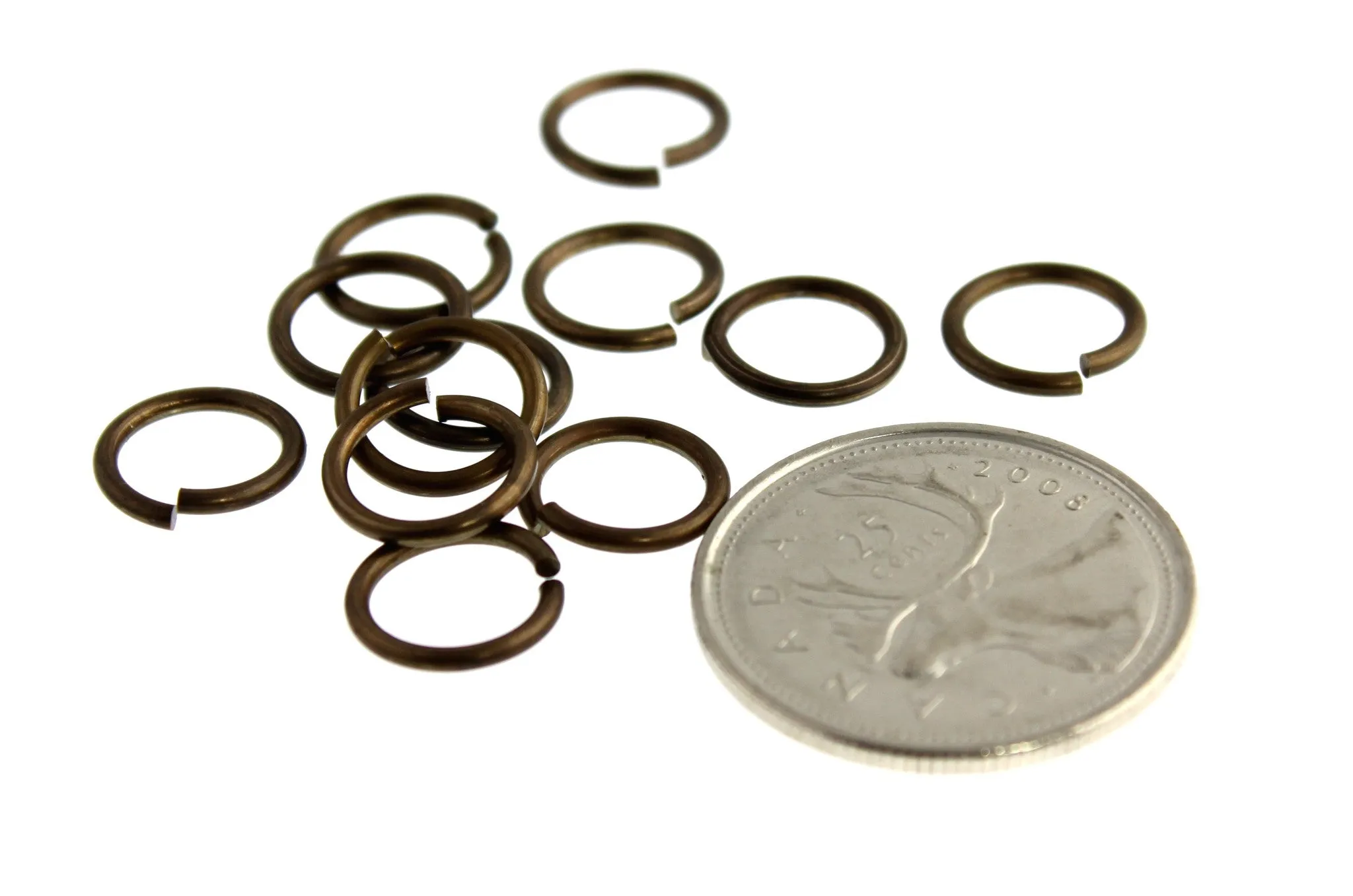 Jump Ring - Natural Brass - 10mm 16 Gauge