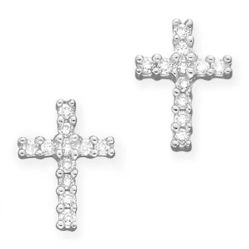 KATARINA Diamond Cross Jewelry Set
