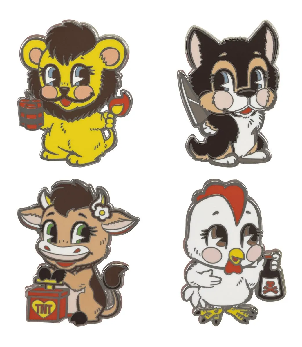 Killer Cow Enamel Pin / Brooch