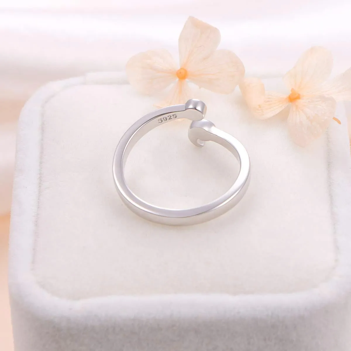Ladytree My Story Isn't Over Yet Sterling Silver Semicolon Ring This Too Shall Pass Ring Jewelry Size 5-10