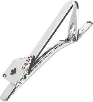LIFKOME Men's Poker Lapel Clip Tie Clip Collar Pin Unique Fashion Accessory for Business and Daily Life