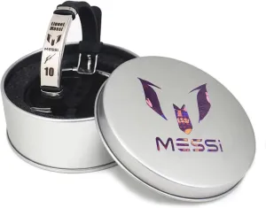 Lionel Messi signature wristbands Football bracelet, Waterproof sports rubber bracelets, Rubber wristbands, Messi Memorial Collection Gift Box