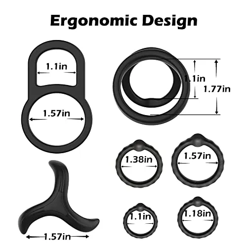 Liquid Silicone Penis Ring set