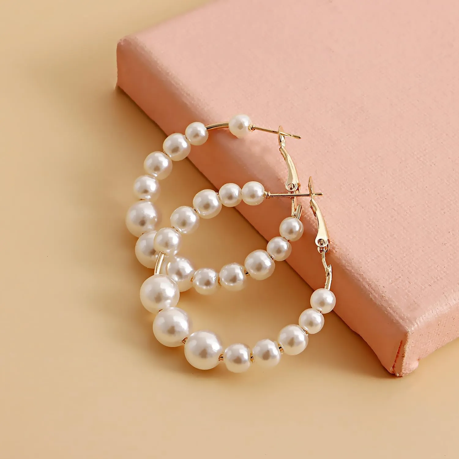 Long Tassel Pearl Dangle Earrings for Women Girls - Dangling Hanging Baroque Simulated Freshwater Pearl Drop Dangle EarringBridal Wedding Gift