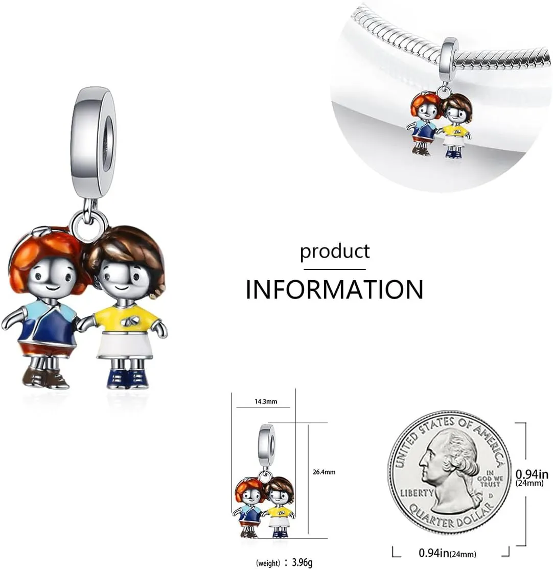 Love Heart Star Moon Air Balloon Dangle Charms for Bracelets and Necklaces Womens Beads Charms Dangle 925 Sterling Silver 5A Cubic Zircon,Christmas Mothers Day Jewelry Gifts for Her