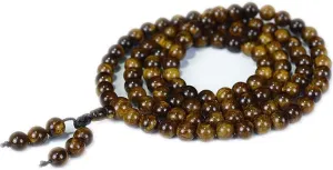 Mala Meditation Buddhist Prayer Beads Necklace, Bracelet, Beads Natural Wood Bracelet Mala Prayer Tibetan Buddhist Meditation Sea Willow 108 Bead Couple Jewelry Retro Style Design ( Color : 8mm )
