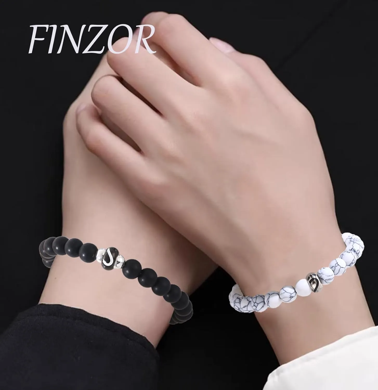 Matching Couple Ring Bracelets Gifts for Boyfriend Husband Girlfriend Wife Valentine's Day Anniversary Birthday Engagement Gift