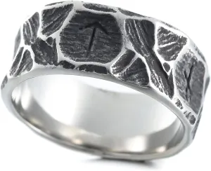 Men Norse Rings Stainless Steel Viking Jewelry Ring for Women