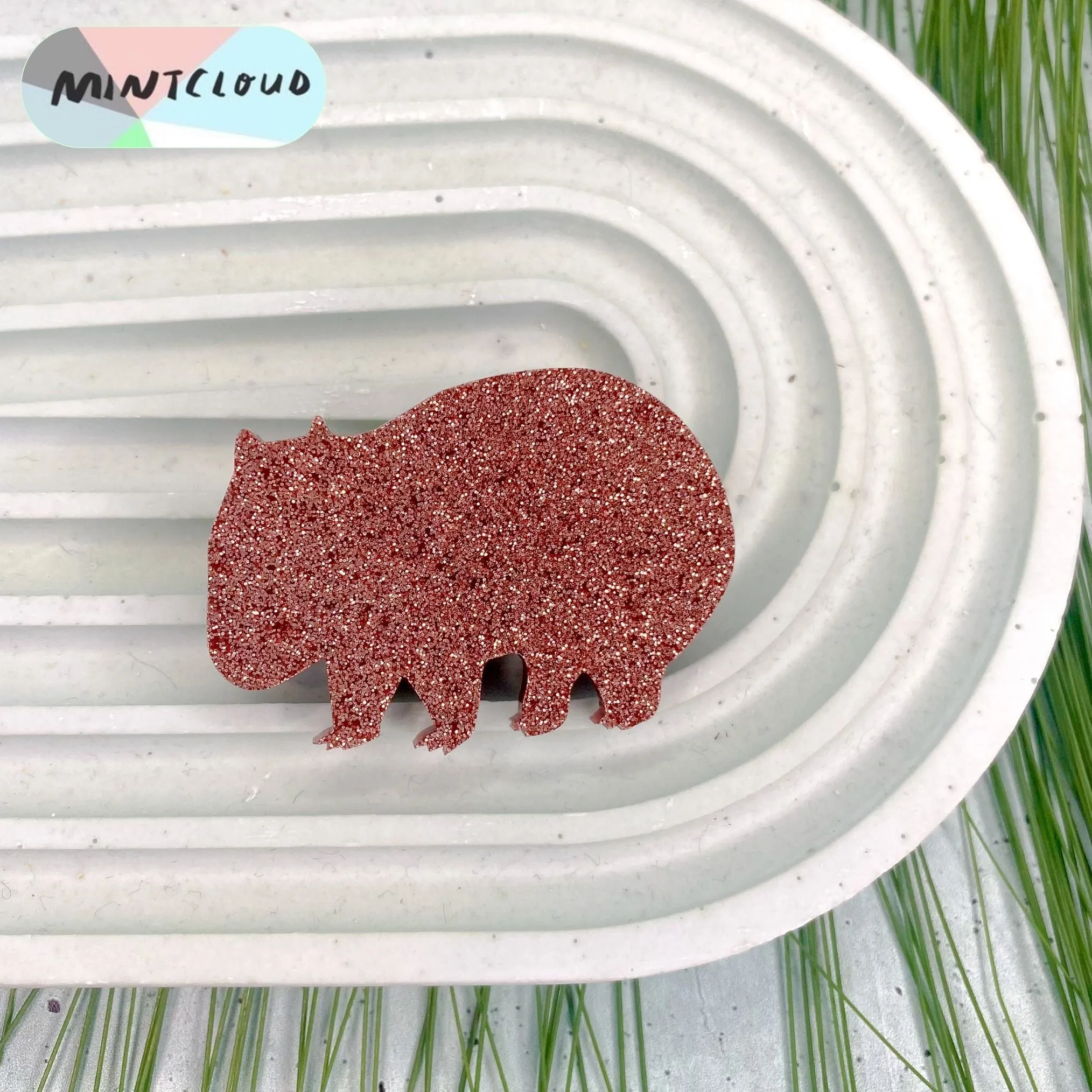 Mintcloud Brooch - Wombat