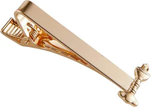 Needzo First Communion Tie Clips for Boys, Chalice and Host Clip on Accessory for Neck Ties, Religious Gifts, 1.75 inches