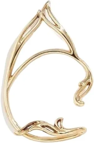New 2025 Elegant Sweet Ear Cuffs Earrings Women Trendy Gold Color Wrap Ear Clip On Earrings Fashion Jewelry New for Fashion Gift 1Pcs Jewelry Fashion Accessories Creative Gift