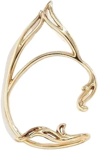 New 2025 Elegant Sweet Ear Cuffs Earrings Women Trendy Gold Color Wrap Ear Clip On Earrings Fashion Jewelry New for Fashion Gift 1Pcs Jewelry Fashion Accessories Creative Gift