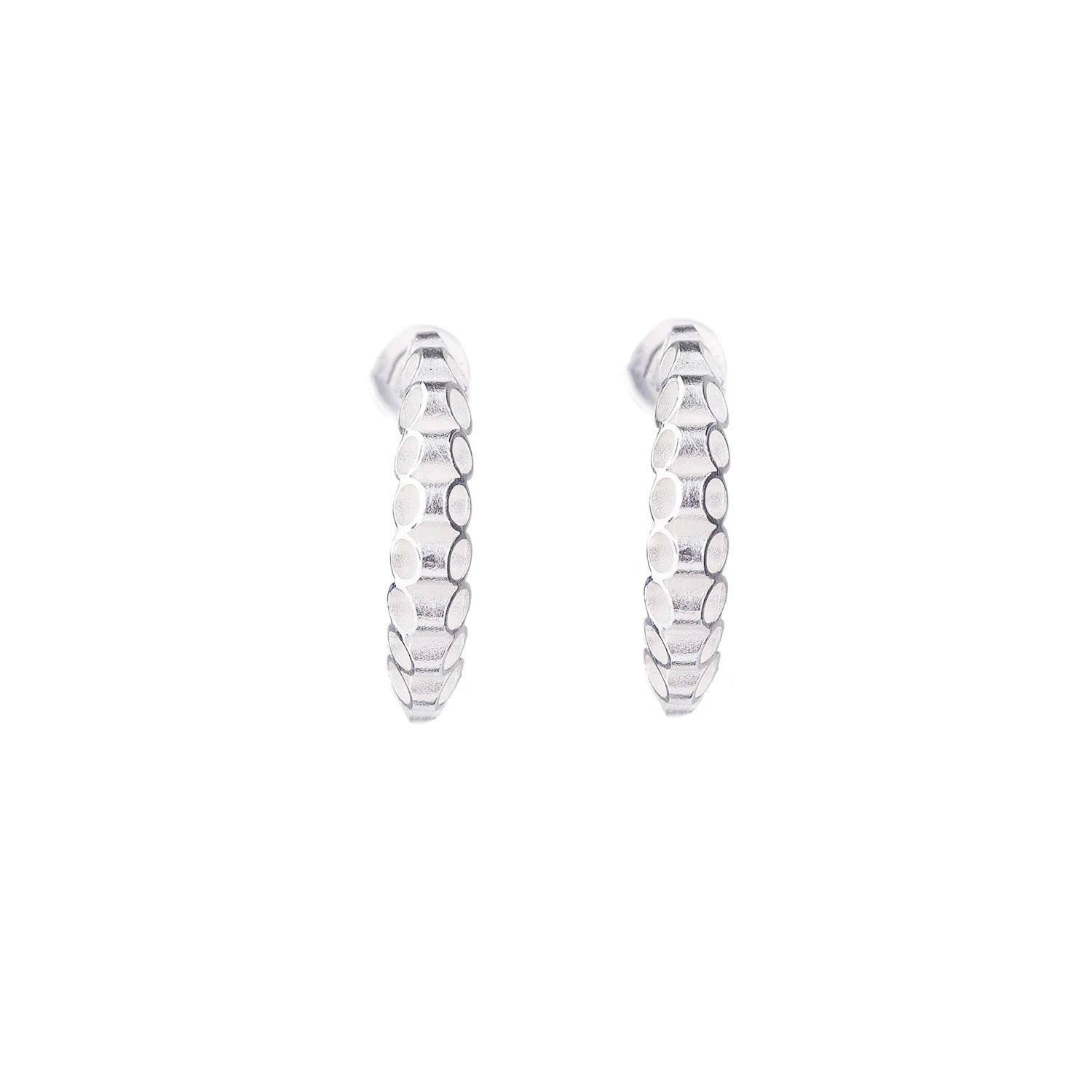 NEW! Ruffle Hoop Earrings by Thea Izzi
